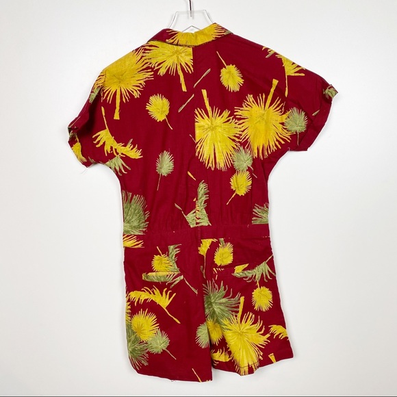 Free People NWT Hawaiian Print Romper XS/Small - Picture 5 of 9